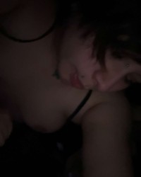Goth girl titties photo