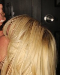 Gloryhole Secrets fitness milf Gina loves sucking cum out of cocks photo