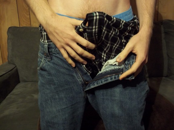 Showing Off My Young Cock