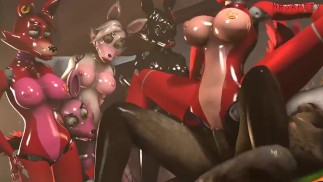 Archiviert - FNAF Animatronics Uhr Furry Fuck Foxy