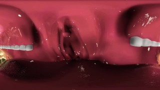 360VR Monoscopic - 彼女のおもちゃとして使用(巨人、空腹)