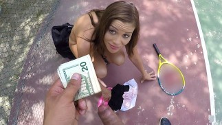 TeensLoveMoney- Tenista gostosa fode em troca de lição grátis