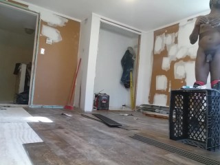 Leeg Huis Werkt Naakt 2