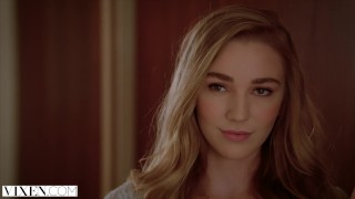 VIXEN Kendra Sunderland und Blair Williams teilen einen Schwanz
