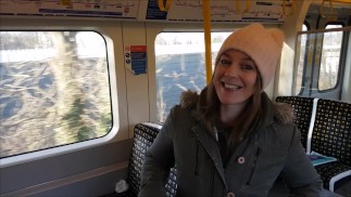 Quick Blow Job & Swallow on the Train