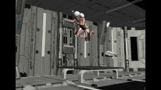 STAR WARS PARODIA ZERO GRAVITY STRIP SHOW