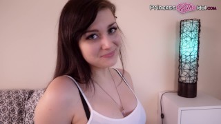 VIRTUELE SEKS ZWANGER MAKEN BUURMEID BRUNETTE POV BREEDING - ELLIE IDOL
