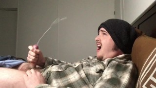 JOI masculino! Gemendo Guy gozada contínua, você consegue acompanhar?