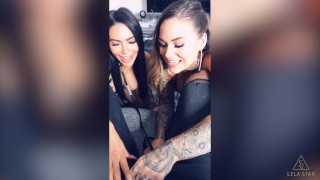 Karmen Karma sdílí velký černý penis svého manžela s Lela Star!