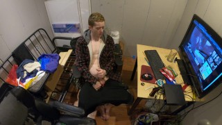 Str8 Redneckはゲイポルノを見てキャッチキャッチ[ファンクラブに参加してください]