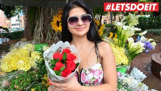 LETSDOEIT - Lucky Latina Gets Fucked By 2 Smoking Hot Strangers