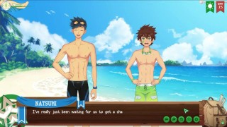Camp Buddy - Natsumi Having fun with Keitaro at Beach