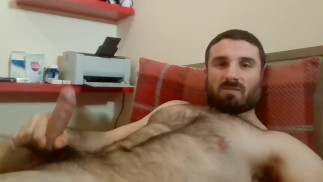Brincando com meu pau adorável - Enorme Cumshoot!