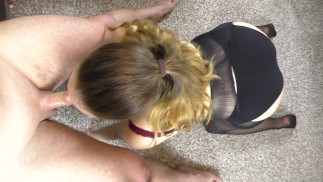 Teen Velký Zadek Deepthroat Amatérské Kouření - Cum Ústa
