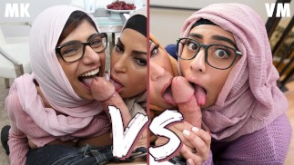 BANGBROS - Миа Халифа против Violet Myers: эпическая битва (кто был лучше?)