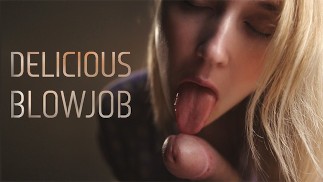 Lahodné kouření od modrooké blondýnky