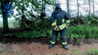 Feuerwehrmann Welpe - schnelle Druckentlastung