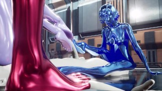 (Animacja silnika Unreal Engine) Świadoma Nanobot Slime Girl