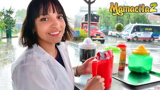 MamacitaZ - Drobna amatorska latynoska nastolatka odebrana z pracy, żeby się zerżnąć