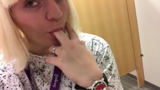 Me masturbando no meu antigo trabalho! Shhhhh...