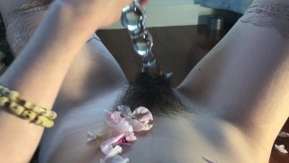 Belles contractions d’orgasme pipi