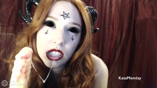 Succubus Demon Girl Cumshot Compilación (Tetas, Pies, Boca, Coño)