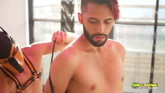 Sexy und romantisch. Camilo Brown Gefesselt, Gefoltert Und Gepeitscht Von Maskiertem Jock