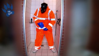 HiViz Pup - Dusche & Pfote im Gang