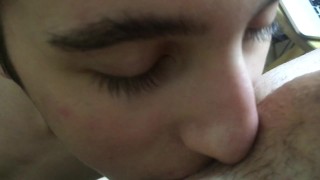 CUTE 18 YEAR OLD BOY RIMJOB and CUM (PART 2)