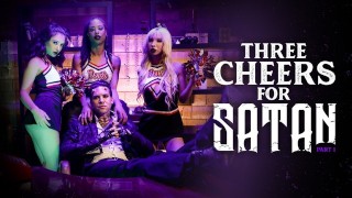 BurningAngel Три маленькие чирлидерши для члена Сатаны