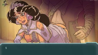 A jogabilidade sem censura do Star Channel 34 de Akabur 60 fodendo a princesa