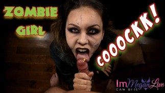 CHICA ZOMBI HAMBRIENTA DE POLLA!