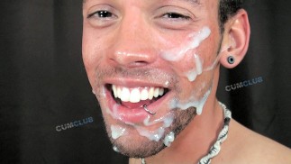 Bella facciale enorme - Faccia ricoperta di sperma - Grande carico disordinato