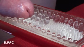 ASMR Una sborrata nel masturbatore aperto Tenga Flip Hole Red.