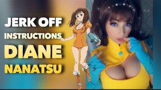 Joi Portugues - Diane Nanatsu Instrução de punheta - CUM FOR ME BABY !!!