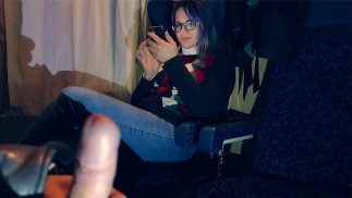 Blowjob von einem Fremden im Zug