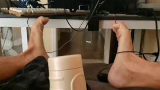 TOE CURLING ORGASM with Sexy Guy Moaning