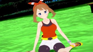 VR 360 Vídeo Anime May Pokémon Missionário no parque