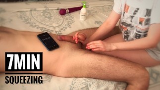 7 mins femdom balls massage