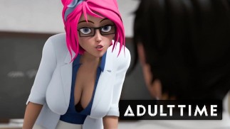 ADULT TIME Хентай Секс Школа - Горячий Учитель и Ученики Трахаются