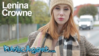 Veřejný Agent Zrzka Brit Lenina Crowne šuká pro nóbl vilu
