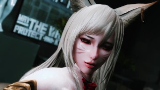 skyrim ahri 3P no provador