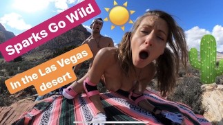 Randonnée et baise en public près de Las Vegas