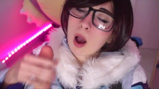 Mei van Overwatch PityKitty Pijpbeurt handjob
