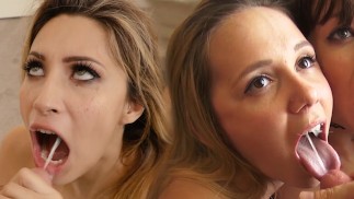 CUM ALL OVER ME - BŁAGANIE O SPERMĘ I OGROMNA KOMPILACJA WYTRYSKÓW