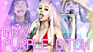 CUM mit lila Hündin, bestes PMV