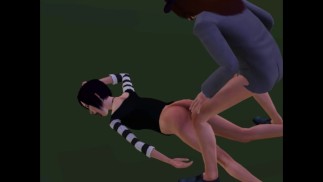 Cosplay w grze porno Sims 3
