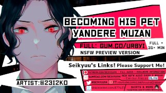 [HETE Yandere ASMR] Zijn huisdier worden (Demon Slayer - Muzan)
