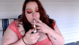 JOI - bbw gf bettelt um dein Sperma