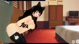 [CM3D2] - RWBY Hentai, aangenaam plezier met Blake Belladonna en haar Booty